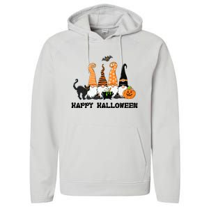 Halloween Gnomes Cute Autumn Pumpkin Fall Holiday Gift Performance Fleece Hoodie