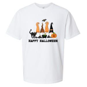 Halloween Gnomes Cute Autumn Pumpkin Fall Holiday Gift Sueded Cloud Jersey T-Shirt