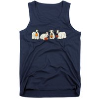 Halloween Ghost Cow Western Halloween Cow Halloween Cowboy Sweat Tank Top