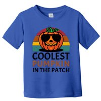 Halloween Gift Coolest Pumpkin In The Patch Gift Toddler T-Shirt