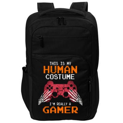 Halloween Gamer Costume Perfect Gift for Video Game Enthusiasts Impact Tech Backpack