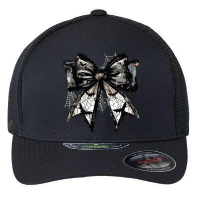 Halloween Gothic Coquette Flexfit Unipanel Trucker Cap