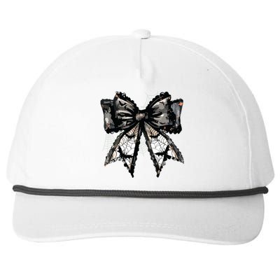 Halloween Gothic Coquette Snapback Five-Panel Rope Hat