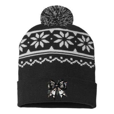 Halloween Gothic Coquette USA-Made Snowflake Beanie