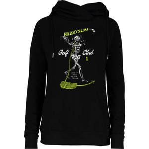 Heavyslime Golf Club Give It Hell Or Die Trying Womens Funnel Neck Pullover Hood