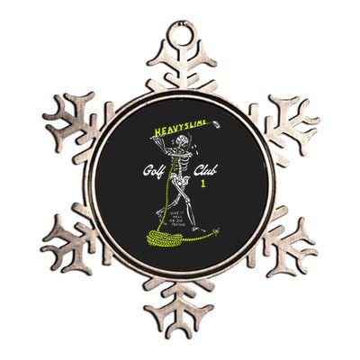 Heavyslime Golf Club Give It Hell Or Die Trying Metallic Star Ornament