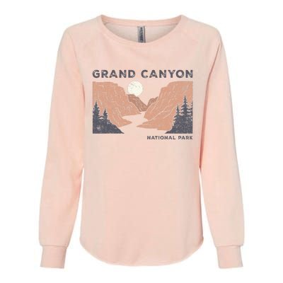 Hiked Grand Canyon National Park Arizona Vintage Womens California Wash Sweatshirt