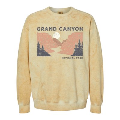 Hiked Grand Canyon National Park Arizona Vintage Colorblast Crewneck Sweatshirt