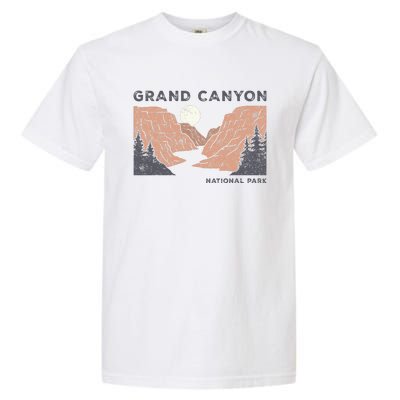 Hiked Grand Canyon National Park Arizona Vintage Garment-Dyed Heavyweight T-Shirt