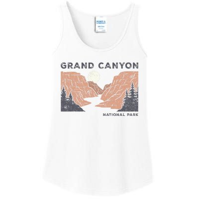 Hiked Grand Canyon National Park Arizona Vintage Ladies Essential Tank