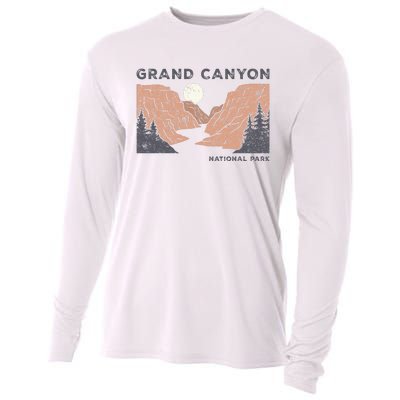 Hiked Grand Canyon National Park Arizona Vintage Cooling Performance Long Sleeve Crew