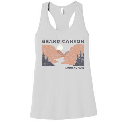 Hiked Grand Canyon National Park Arizona Vintage Women's Racerback Tank