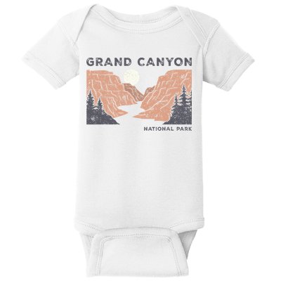 Hiked Grand Canyon National Park Arizona Vintage Baby Bodysuit
