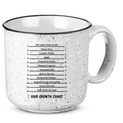 Hair Growth Chart Length Check For Your Stylish Long Hair 15oz Campfire Ceramic Mug