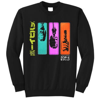 Hand Gun Colorful Panels Sweatshirt