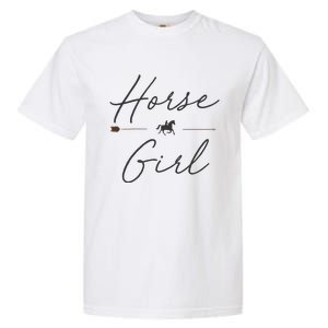 Horse Girl Country Girl HorseBack Rider Equestrian Garment-Dyed Heavyweight T-Shirt