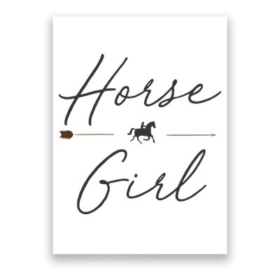 Horse Girl Country Girl HorseBack Rider Equestrian Poster