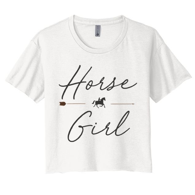 Horse Girl Country Girl HorseBack Rider Equestrian Crop Top