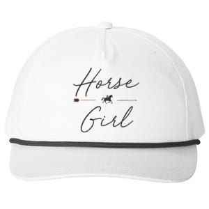 Horse Girl Country Girl HorseBack Rider Equestrian Snapback Five-Panel Rope Hat