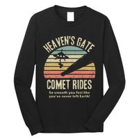 HeavenS Gate Comet Rides Retro Man 90s Space Lover Gift Long Sleeve Shirt