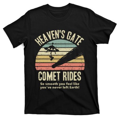 HeavenS Gate Comet Rides Retro Man 90s Space Lover Gift T-Shirt