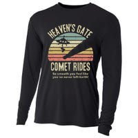 HeavenS Gate Comet Rides Retro Man 90s Space Lover Gift Cooling Performance Long Sleeve Crew