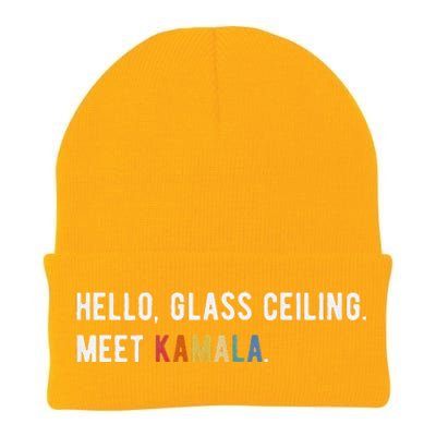 Hello Glass Ceiling. Meet Kamala. Kamala Harris Knit Cap Winter Beanie