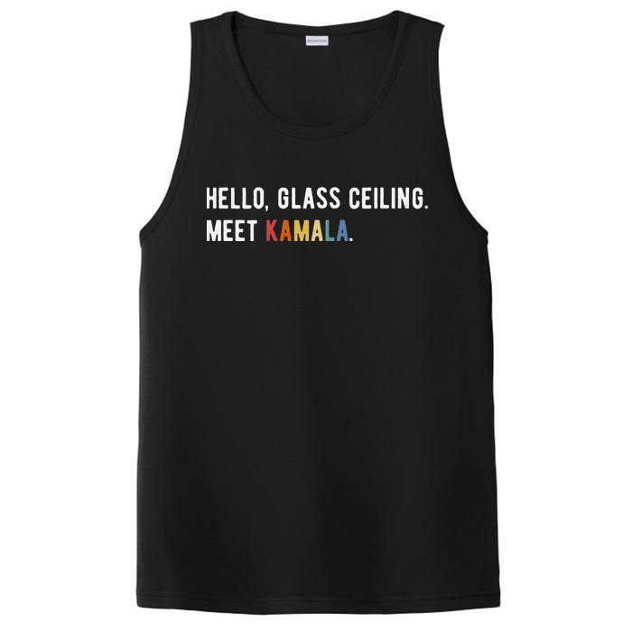 Hello Glass Ceiling. Meet Kamala. Kamala Harris PosiCharge Competitor Tank