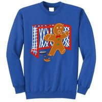 Hockey Goalie Christmas Party Gingerbread Funny Gift Sweatshirt