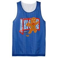 Hockey Goalie Christmas Party Gingerbread Funny Gift Mesh Reversible Basketball Jersey Tank