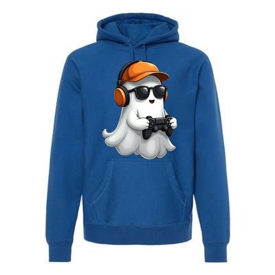 Halloween Gaming Costume Ghost Video Game Cool Gift Premium Hoodie