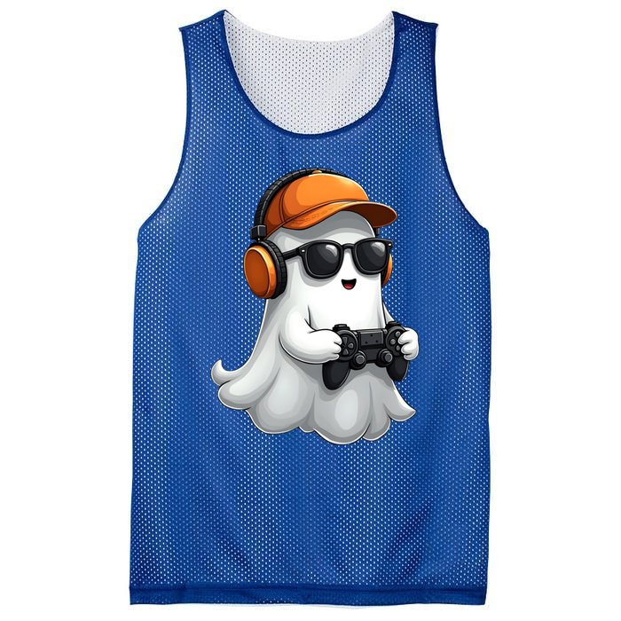 Halloween Gaming Costume Ghost Video Game Cool Gift Mesh Reversible Basketball Jersey Tank