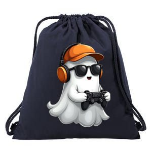 Halloween Gaming Costume Ghost Video Game Cool Gift Drawstring Bag