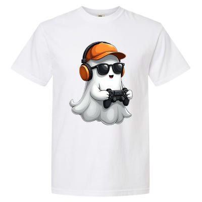 Halloween Gaming Costume Ghost Video Game Cool Gift Garment-Dyed Heavyweight T-Shirt