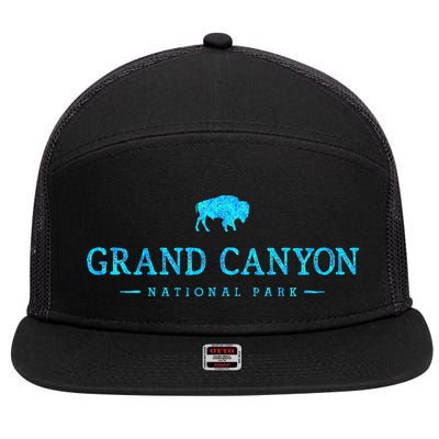 Hiked Grand Canyon National Park Arizona Colorful 7 Panel Mesh Trucker Snapback Hat