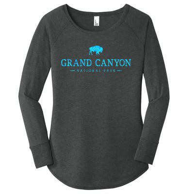 Hiked Grand Canyon National Park Arizona Colorful Women's Perfect Tri Tunic Long Sleeve Shirt