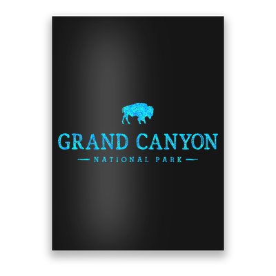Hiked Grand Canyon National Park Arizona Colorful Poster
