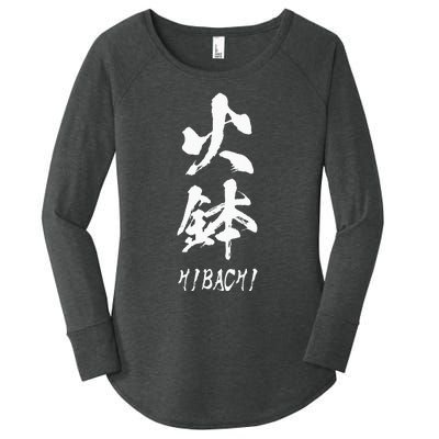 Hibachi Grill Chef Costume Japanese Food Steakhouse Women's Perfect Tri Tunic Long Sleeve Shirt