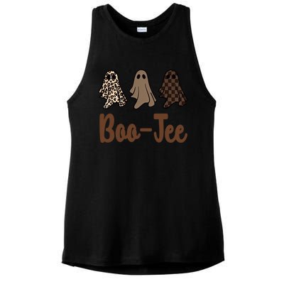 Halloween Ghost Costume Boujee Boojee Spooky Season Vibes Gift Ladies PosiCharge Tri-Blend Wicking Tank