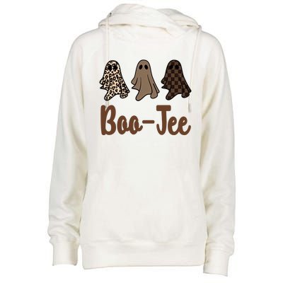 Halloween Ghost Costume Boujee Boojee Spooky Season Vibes Gift Womens Funnel Neck Pullover Hood