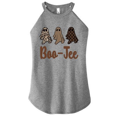 Halloween Ghost Costume Boujee Boojee Spooky Season Vibes Gift Women's Perfect Tri Rocker Tank