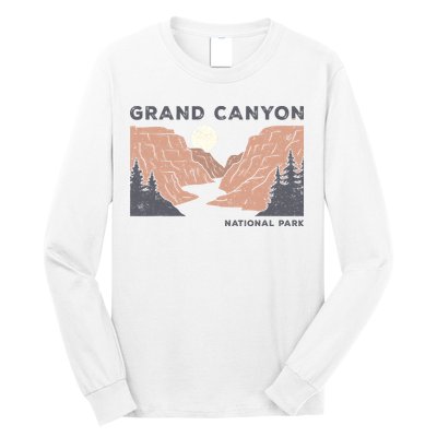 Hiked Grand Canyon National Park Arizona Vintage Womens Men Long Sleeve Shirt