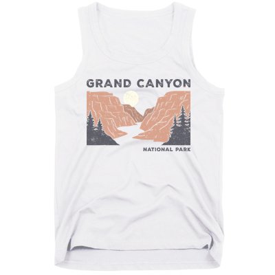 Hiked Grand Canyon National Park Arizona Vintage Womens Men Tank Top