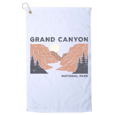 Hiked Grand Canyon National Park Arizona Vintage Womens Men Golf Towel