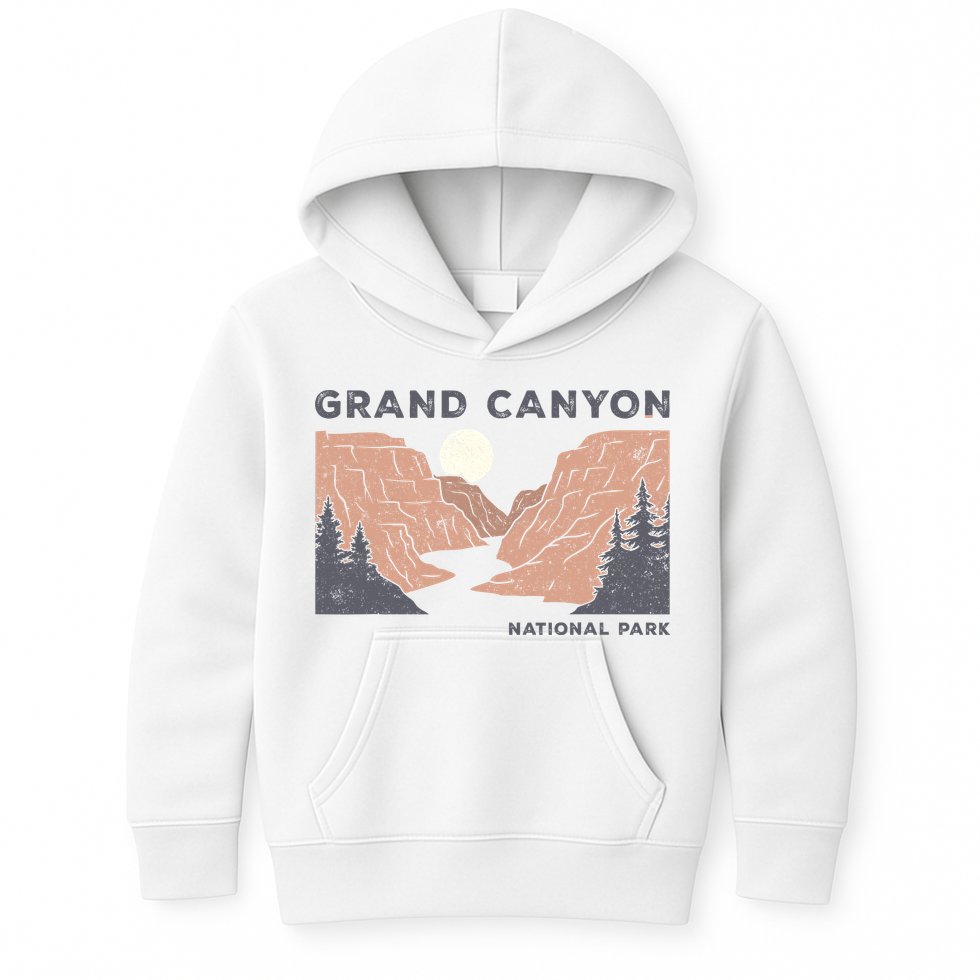 Hiked Grand Canyon National Park Arizona Vintage Womens Men Kids Hoodie