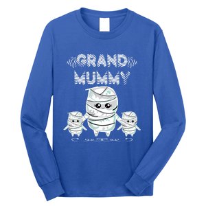 Halloween Grandma Costume Cute Grand Mummy Funny Grandmother Meaningful Gift Long Sleeve Shirt