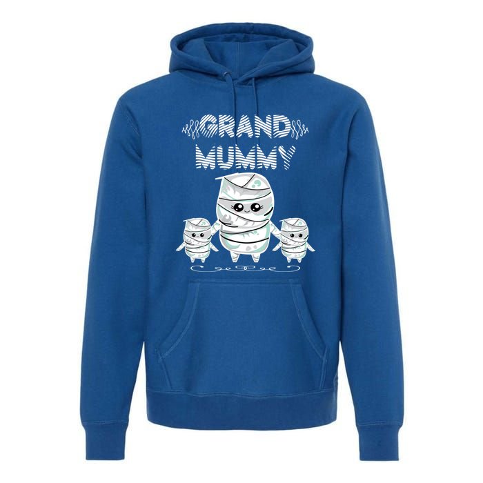 Halloween Grandma Costume Cute Grand Mummy Funny Grandmother Meaningful Gift Premium Hoodie