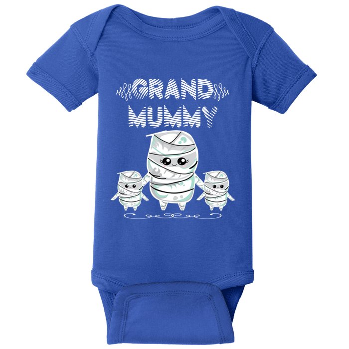 Halloween Grandma Costume Cute Grand Mummy Funny Grandmother Meaningful Gift Baby Bodysuit