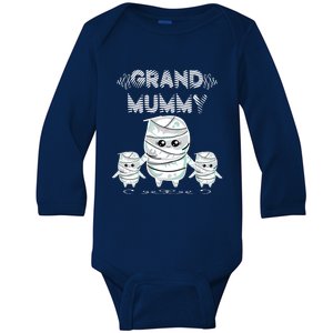 Halloween Grandma Costume Cute Grand Mummy Funny Grandmother Meaningful Gift Baby Long Sleeve Bodysuit