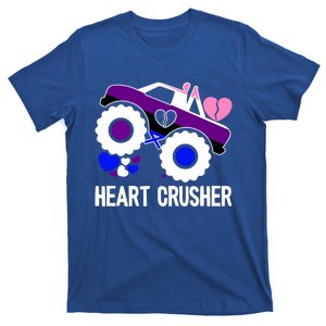 Heart Genderfluid Crusher Lgbtcool Giftq Cool Bi Pride Flag Color Gift T-Shirt